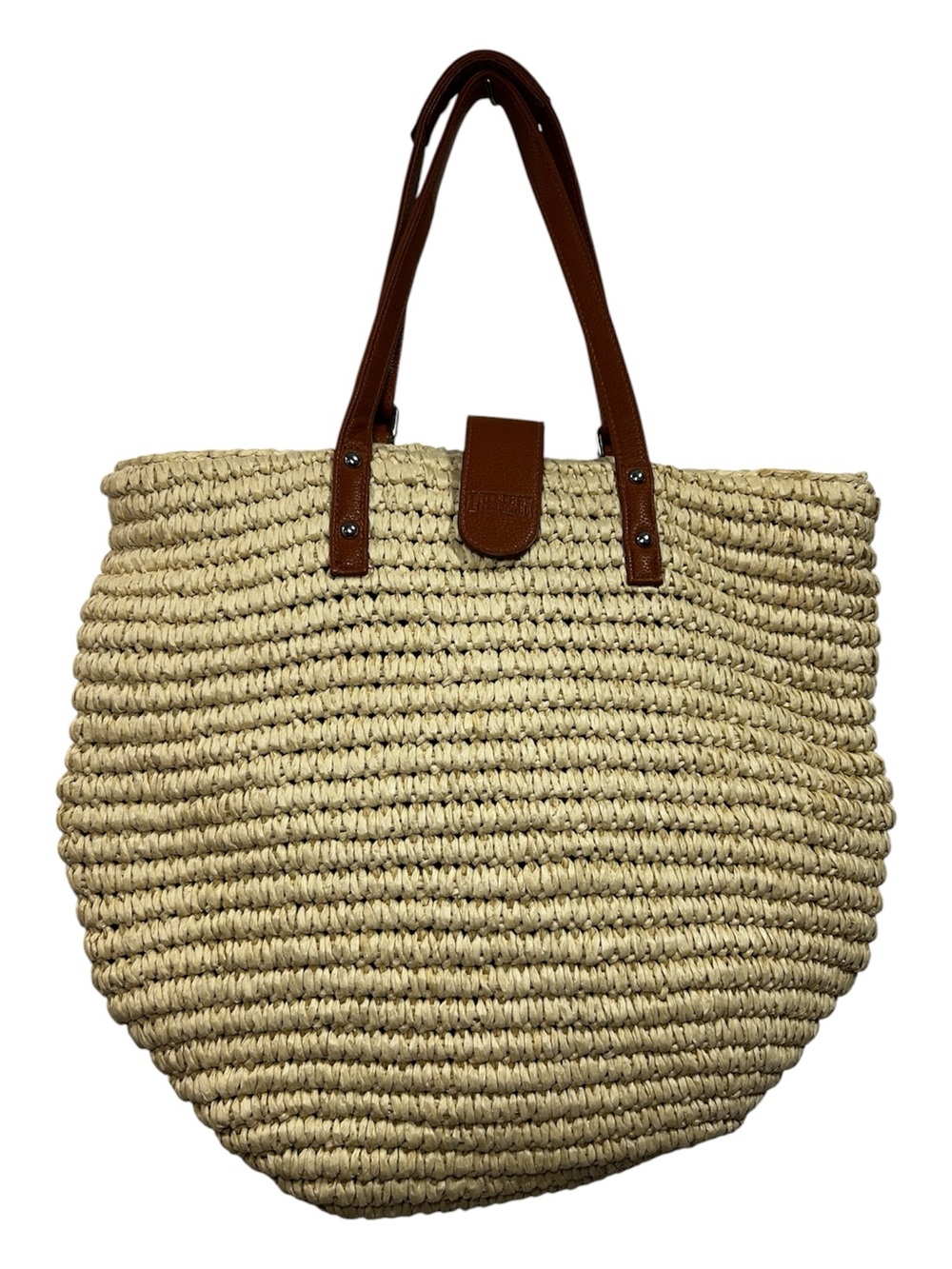 Duluth Trading Co Convertible Straw Bag Backpack Shoulder Bag Tote Beach Large
